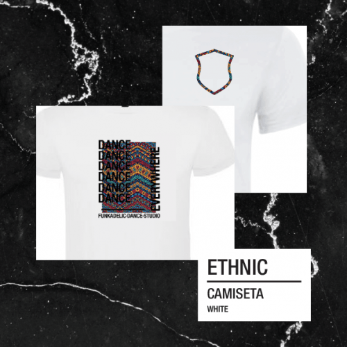 funkadelic alicante camiseta blanca ethnic