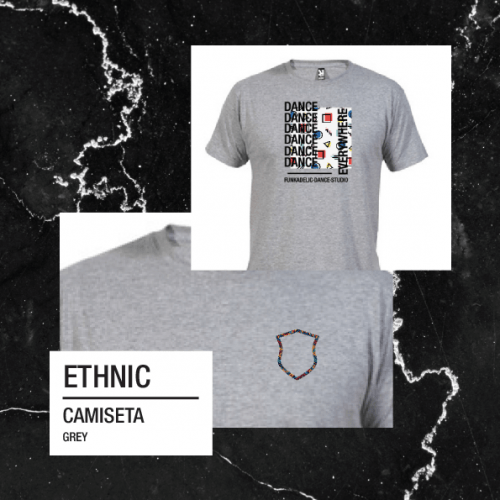 funkadelic alicante camiseta gris ethnic