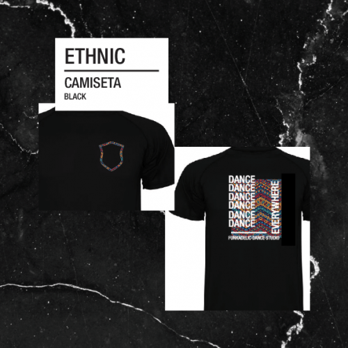 funkadelic alicante camiseta negra ethnic