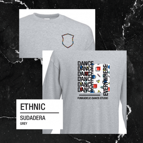 funkadelic alicante sudadera gris ethnic